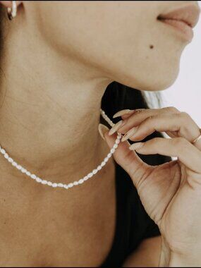 SYDNEY ROSE CO. Freshwater Pearl Necklace 4mm Gold Filled Clasp